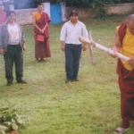 Kyitsel-ling ground-breaking ceremony 1997 by Ven.DG Khochhen Rinpoche