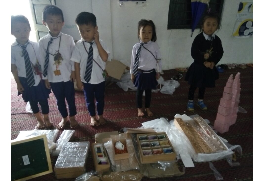 The Sambhota Tibetan School in Miao in Arunachal Pradesh is located in a remote area. A request was received from the school for funds to procure teaching aids for its pre-primary section. TCEF was able to raise this modest amount primarily through the fundraising effort of sponsor Karen Cooper of Helena, MT
